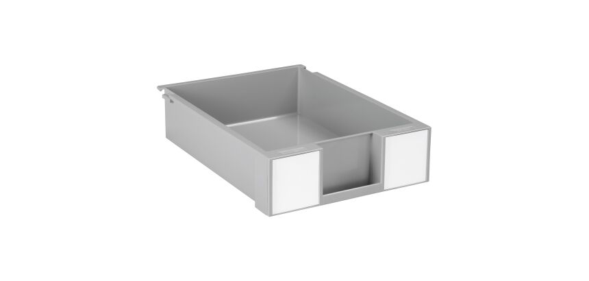 Lot de 8 tiroirs H 8,5 cm pour meuble de classement Clen