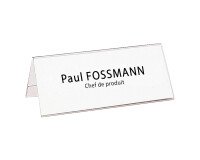 Holder for name tag Durable plastic 61 x 122 mm - Box of 10