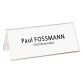 Houder voor naamkaartjes Durable plastic 61 x 122 mm - Doos van 10