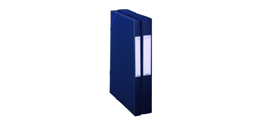Chemise box plastique - format 24 x 32 cm - dos 2,5 cm
