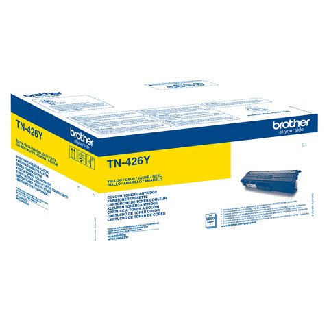 Brother TN426 tóner original amarillo de muy alta capacidad (6500 páginas)