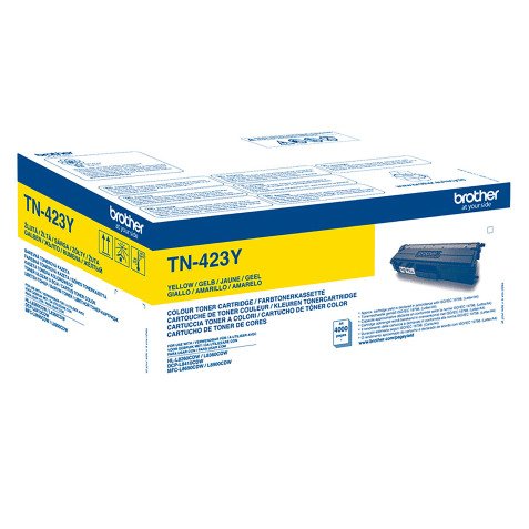 Toner Brother TN423 couleurs séparées haute capacité pour imprimante laser