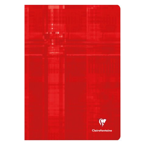 Notebook Clairefontaine 96 pg 21 x 29,7 cm checked 5 x 5 assorted colors