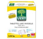 Tablettes lave-vaisselle citron Arbre Vert - Seau de 140 tablettes