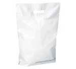 Bolsas para tiendas de plástico asas planas Alt 45 x An 35 x Fon 4 cm - paquete de 100