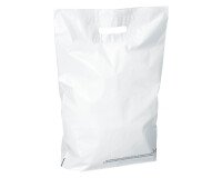 Bolsas para tiendas de plástico asas planas Alt 45 x An 35 x Fon 4 cm - paquete de 100