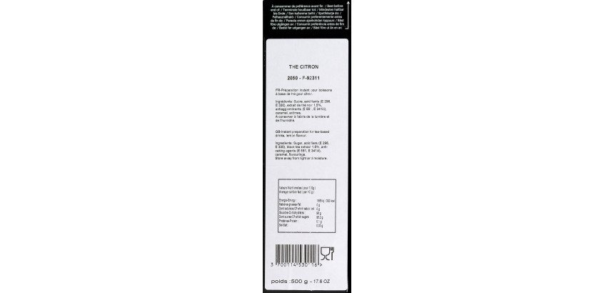 THE CITRON SUCRE CLASSIC Cupeo Box - pour machine Jede