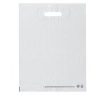 Bolsas para tiendas de plástico asas planas Alt 45 x An 35 x Fon 4 cm - paquete de 100