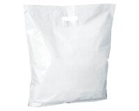 Bolsas para tiendas de plástico asas planas Alt 60 x An 60 x Fon 4 cm - paquete de 100