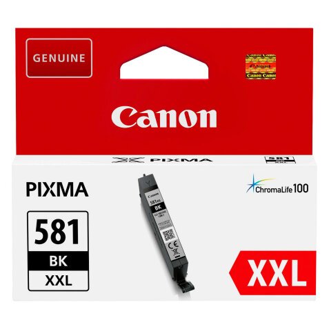 Cartouche Canon CLI581 très haute capacité couleurs séparées pour imprimante jet d'encre