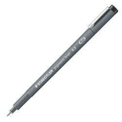 Feinschreiber Staedtler Pigment Liner 308, sortierte Spitzen - Etui von 6