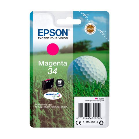 Epson 34 Cartucho Original Magenta (300 páginas)