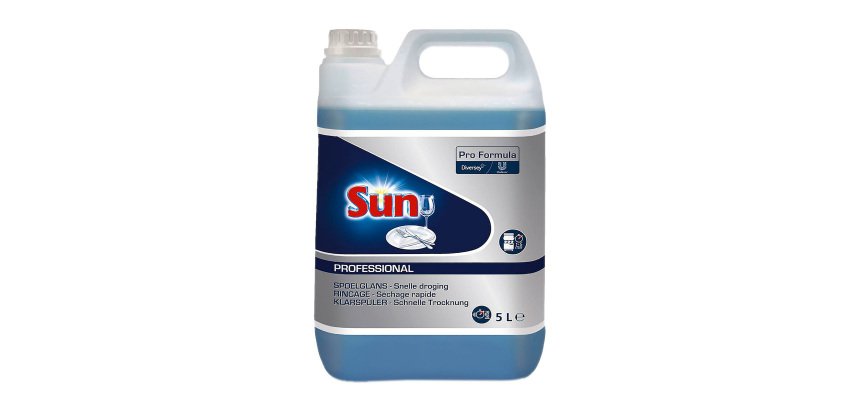 Liquide de rinçage lave-vaisselle Sun - bidon de 5 litres