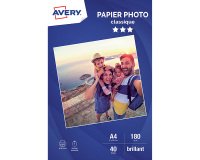 Fotopapier inkjet Avery A4 180 g - 40 vellen