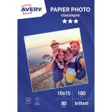 Fotopapier Avery 10 x 15 cm 180 g - 80 vellen