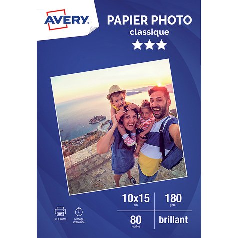 Avery Photo Paper 10 x 15 cm 180 g - 80 Sheets