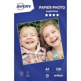 Avery Photo Paper Glossy Finish A4 230 g - 35 Sheets 