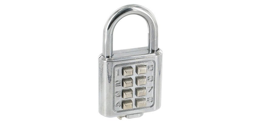 Cadenas à code Locki laiton - L 35 mm