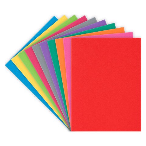 Subcarpetas papel A4 80 g colores vivos Bruneau Paquete de 100 color surtido