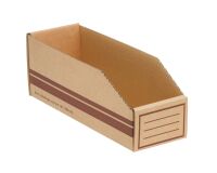 Cajas para almacenamiento de cartón. 3,3 L. An. 10 x Fond. 30 x Alt. 11 cm.