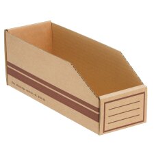 Cajas para almacenamiento de cartón. 3,3 L. An. 10 x Fond. 30 x Alt. 11 cm.