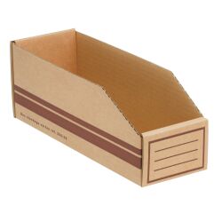Cajas para almacenamiento de cartón. 3,3 L. An. 10 x Fond. 30 x Alt. 11 cm.