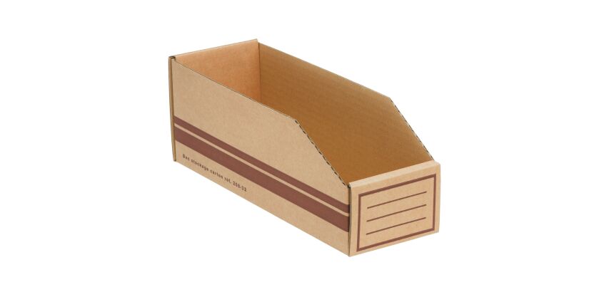 Cardboard storage boxes 300x100x110mm (3,3 liters)