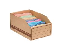 Cajas para almacenamiento de cartón. 9 L. An. 20 x Fond. 30 x Alt. 15 cm.