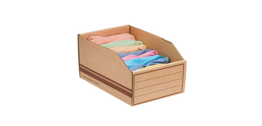 Bac de stockage en carton - Lot de 50