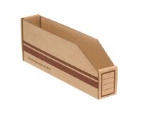 Cajas para almacenamiento de cartón. 1,6 L. An. 5 x Fond. 30 x Alt. 11 cm.