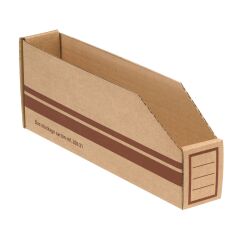 Cajas para almacenamiento de cartón. 1,6 L. An. 5 x Fond. 30 x Alt. 11 cm.