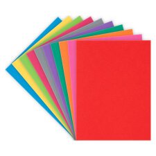 Subcarpetas papel A4 80 g colores vivos surtidos Bruneau Paquete de 250