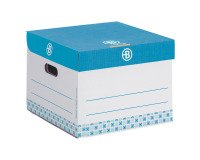 Contenedor de archivo para A4 cartón Mini Bruneau  para 4 cajas Colores