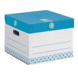 Contenedor de archivo para A4 cartón Mini Bruneau  para 4 cajas Colores