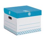 Contenedor de archivo para A4 cartón Mini Bruneau  para 4 cajas Colores