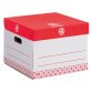 Mini archiefbox Bruneau H 27 x B 39 x D 36 cm rood