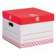 Contenedor de archivo para A4 cartón Mini Bruneau  para 4 cajas Colores