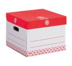 Mini Bruneau archive cases H 27 x W 39 x D 36 cm in colored kraft
