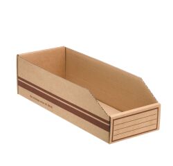 Cajas para almacenamiento de cartón. 6,6 L. An. 15 x Fond. 40 x Alt. 11 cm.