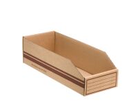 Cajas para almacenamiento de cartón. 6,6 L. An. 15 x Fond. 40 x Alt. 11 cm.