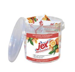 Nettoyant surodorant multi-usages Jex agrumes - Boîte de 100 doses
