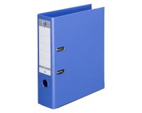 Classeur à levier Oxford plastique dos 8 cm A4 - bleu clair
