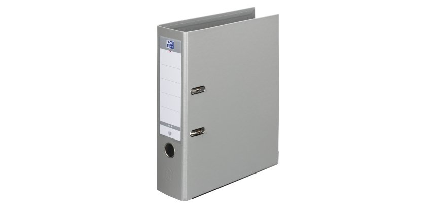 Classeurs à levier plastifiés Oxford couleurs variés - dos 8 cm 