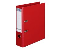Classeur à levier Oxford plastique dos 8 cm A4 - rouge