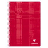 Cahier spirale Clairefontaine Metric A4 21 x 29,7 cm petits carreaux 180 pages
