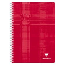 Notebook Clairefontaine spiral binding 180 pages 21 x 29,7 cm 5 x 5 assorted colors