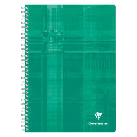Cahiers métric A4 spirale 180 pages seyès Clairefontaine - lot de 10 dont 3 gratuits