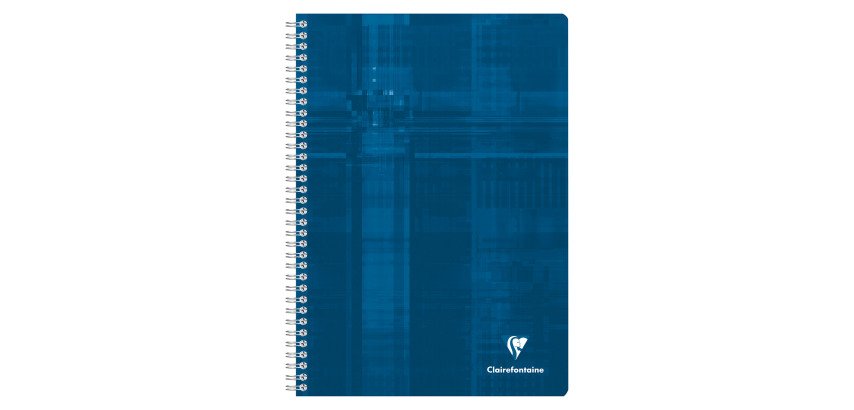 Cahier spirale Clairefontaine Metric A4 21 x 29,7 cm petits carreaux 180 pages