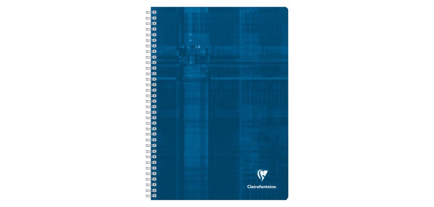Cahier spirales Clairefontaine Metric - A4 21 x 29,7 cm - petits carreaux - 180 pages