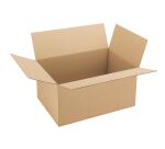 Caisse américaine kraft brun simple cannelure H 30 x L 40 x P 60 cm